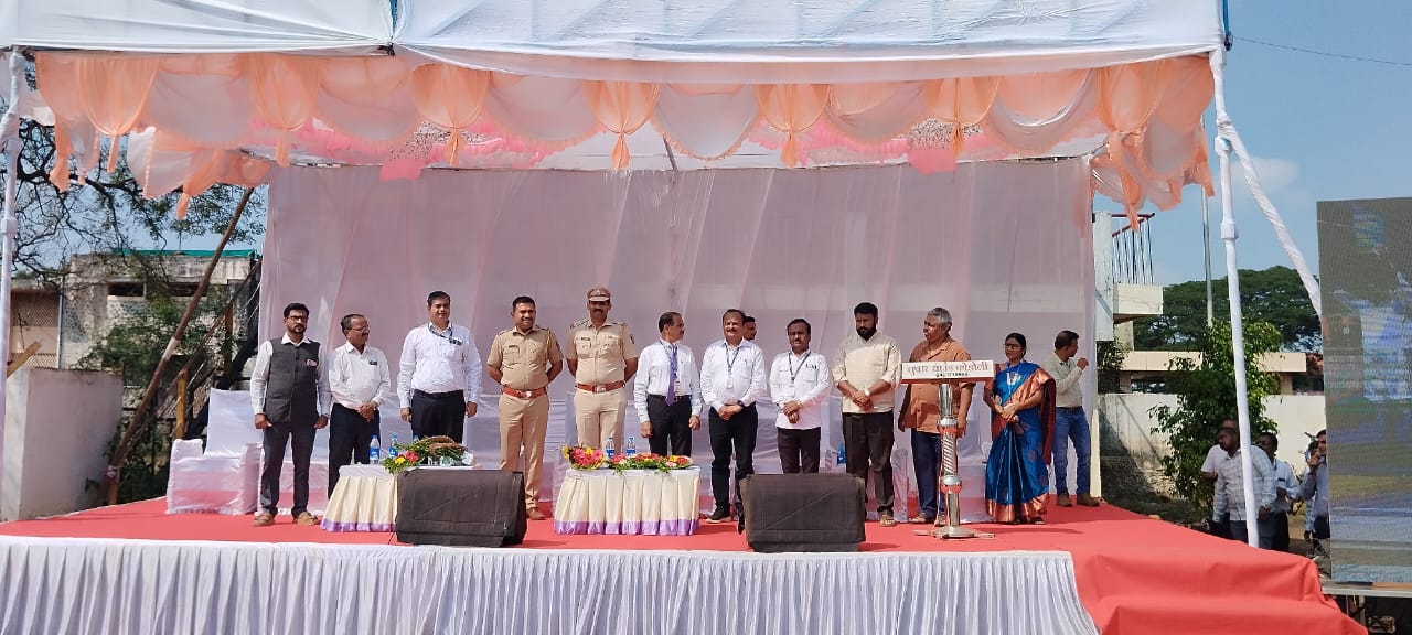 Group singing of the national anthem Vande Mataram at various places in the district
